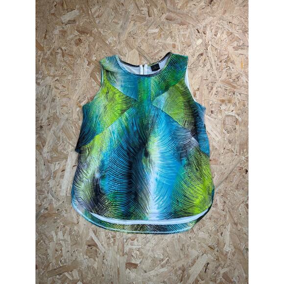 Worthington Tops - Worthington Women’s Multicolor Sleeveless Zip Blouse Sz XL